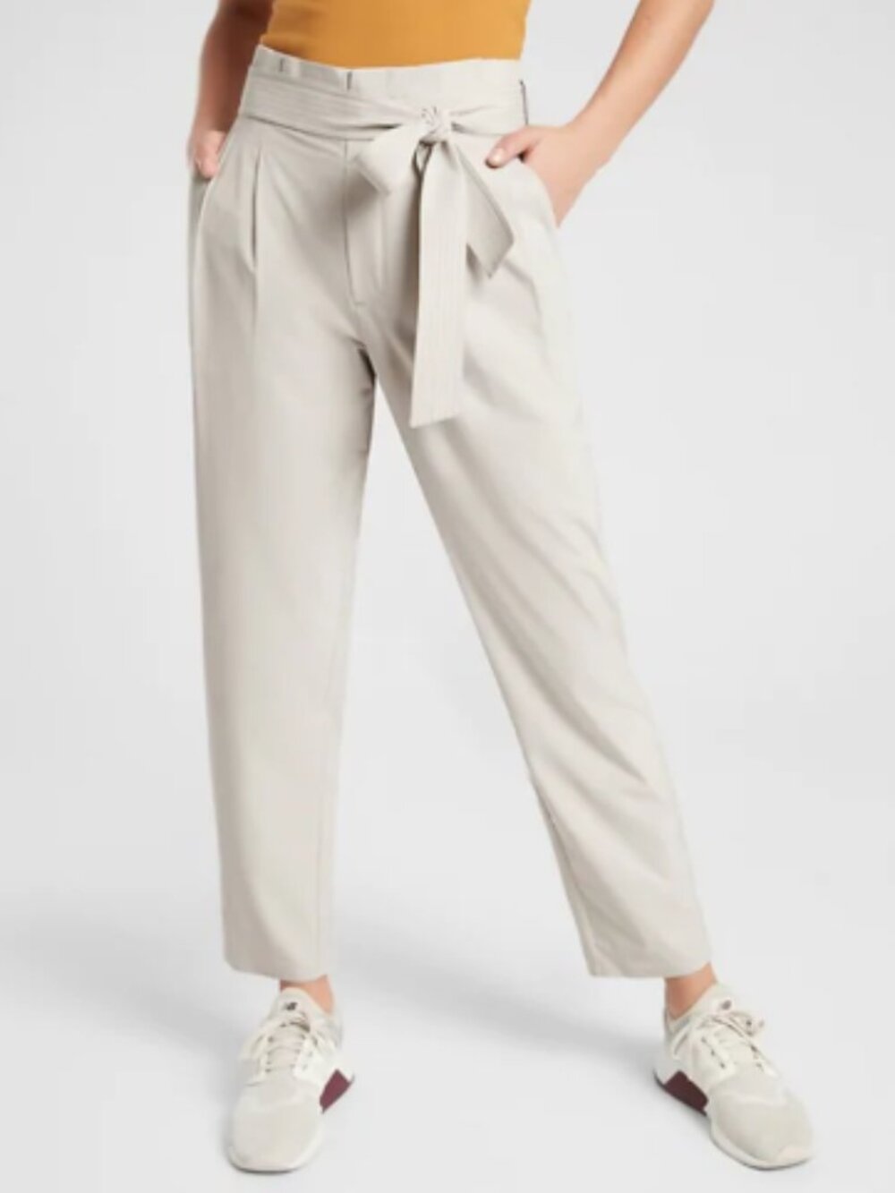 Athleta Skyline Pant II, Adjustable Tie Belt - Womens 8